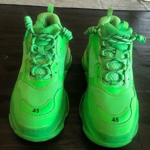 Balenciaga Triple S Neon Green
